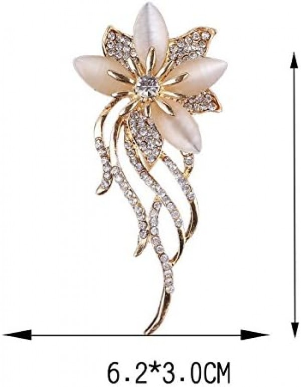 Womens Flower Floral Bridal Wedding Bouquet Cheap Brooches Pin