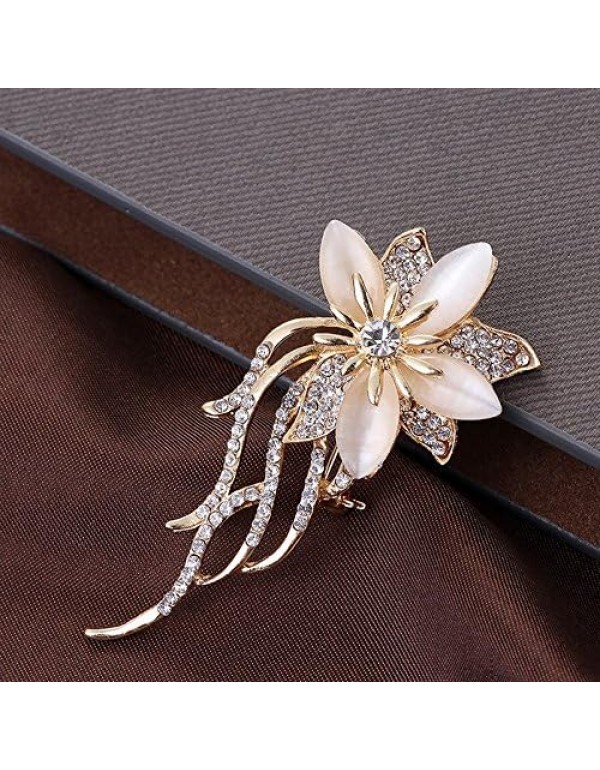 Womens Flower Floral Bridal Wedding Bouquet Cheap Brooches Pin