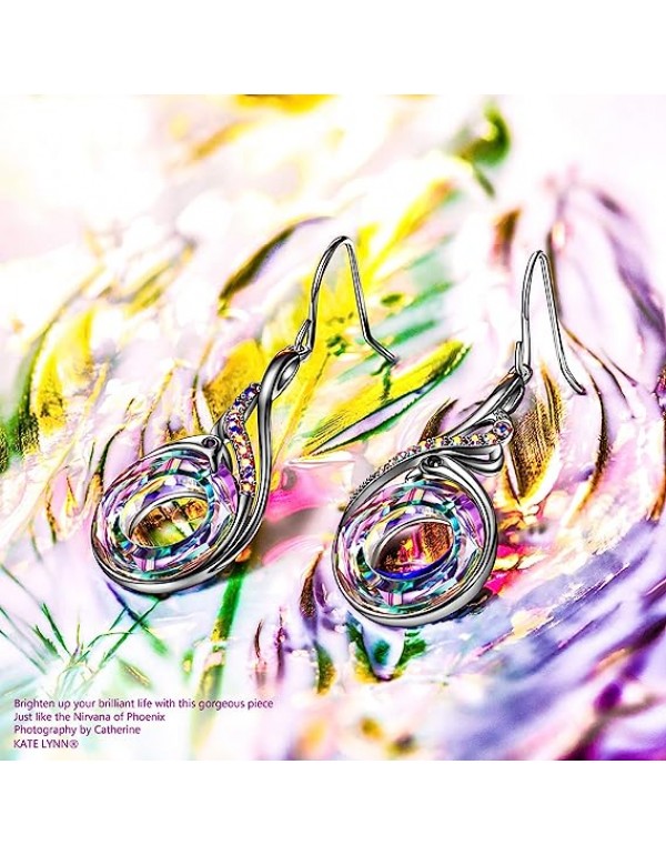 "Rise From the Ashes" Phoenix Earrings