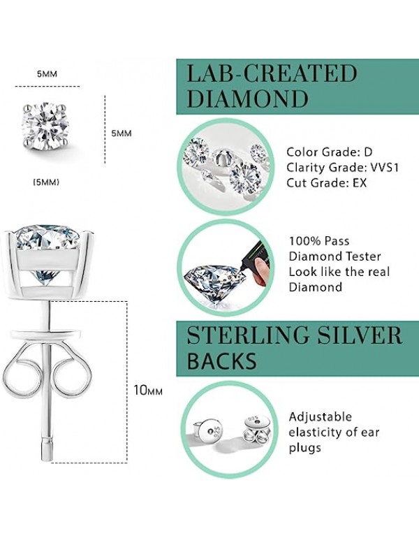 Moissanite Earrings